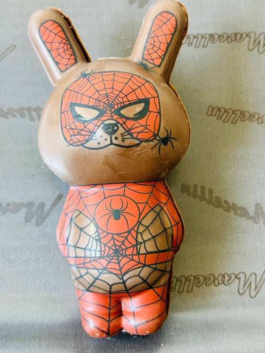 Sujet Chocolat Artisanal-Lapin Spiderman