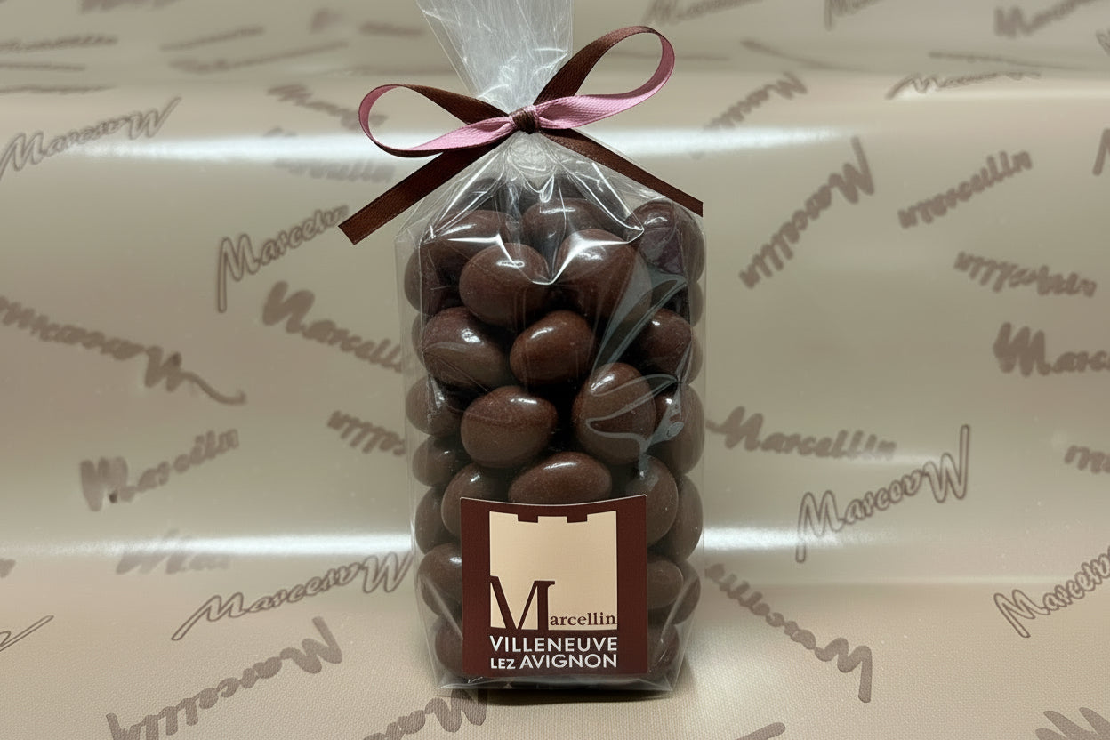 Amande enrobées de chocolat noir 250G