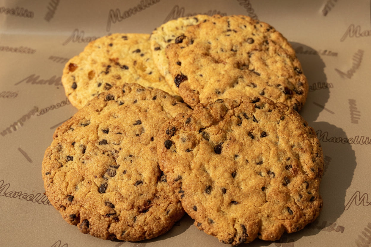 Cookies Artisanaux Raisins Secs et Pépites de Chocolat