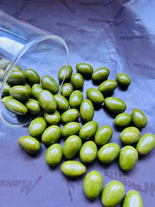 Olives Vertes-Amandes Enrobées Façon OLIVE 250G