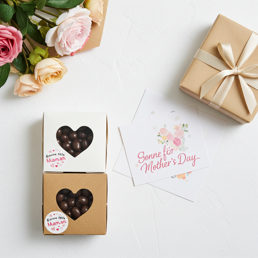 Coffret Cœur Blanc Fête des Mères